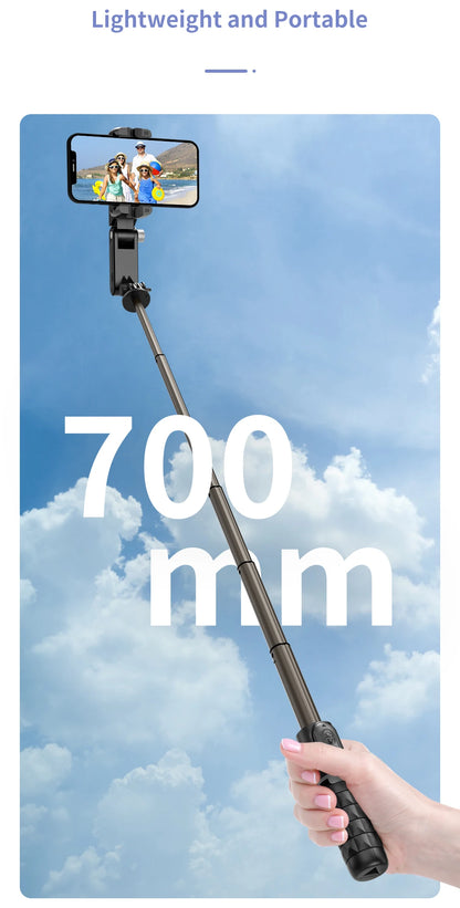 Bluetooth Smartphone Gimbal Stabilizer with Extendable Stick