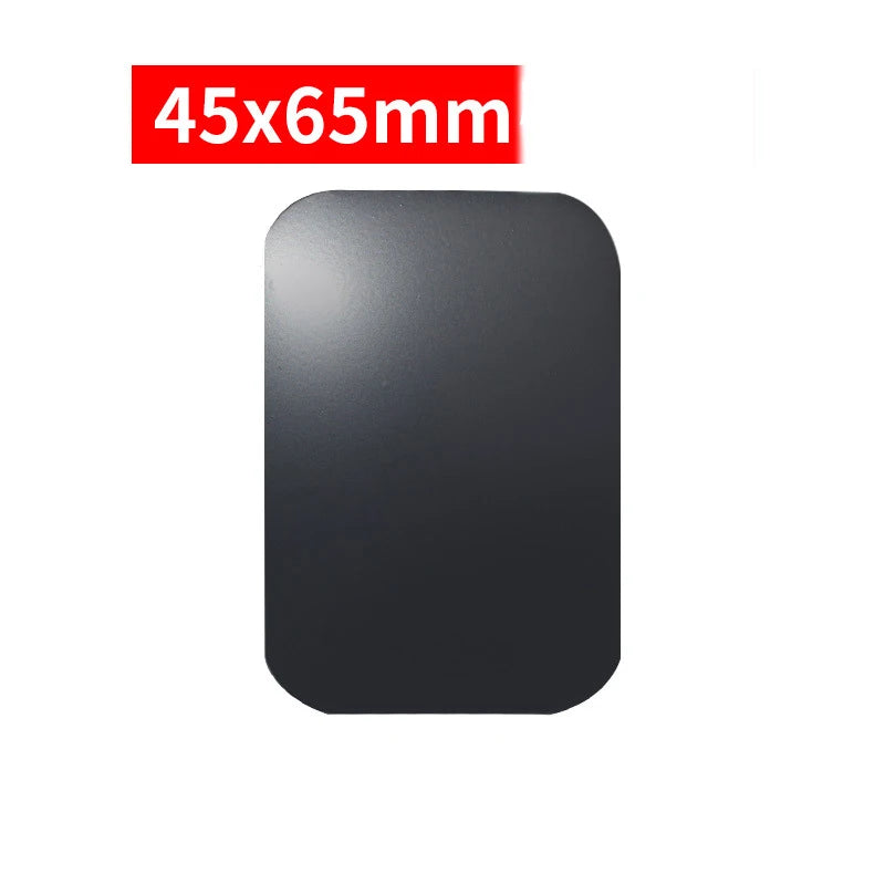 Matte black magnetic sheet adhesive metal plate for car