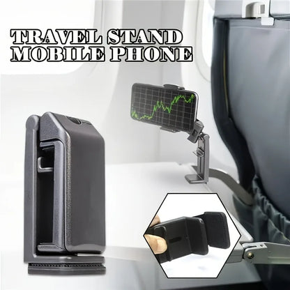 Universal Foldable Airplane Travel Phone Holder Desk Lazy Car Seat