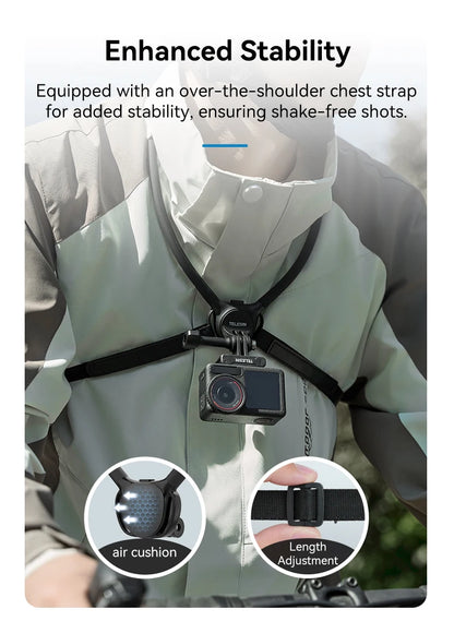 TELESIN Phone Action Camera 2 in 1 Neck Hold Mount