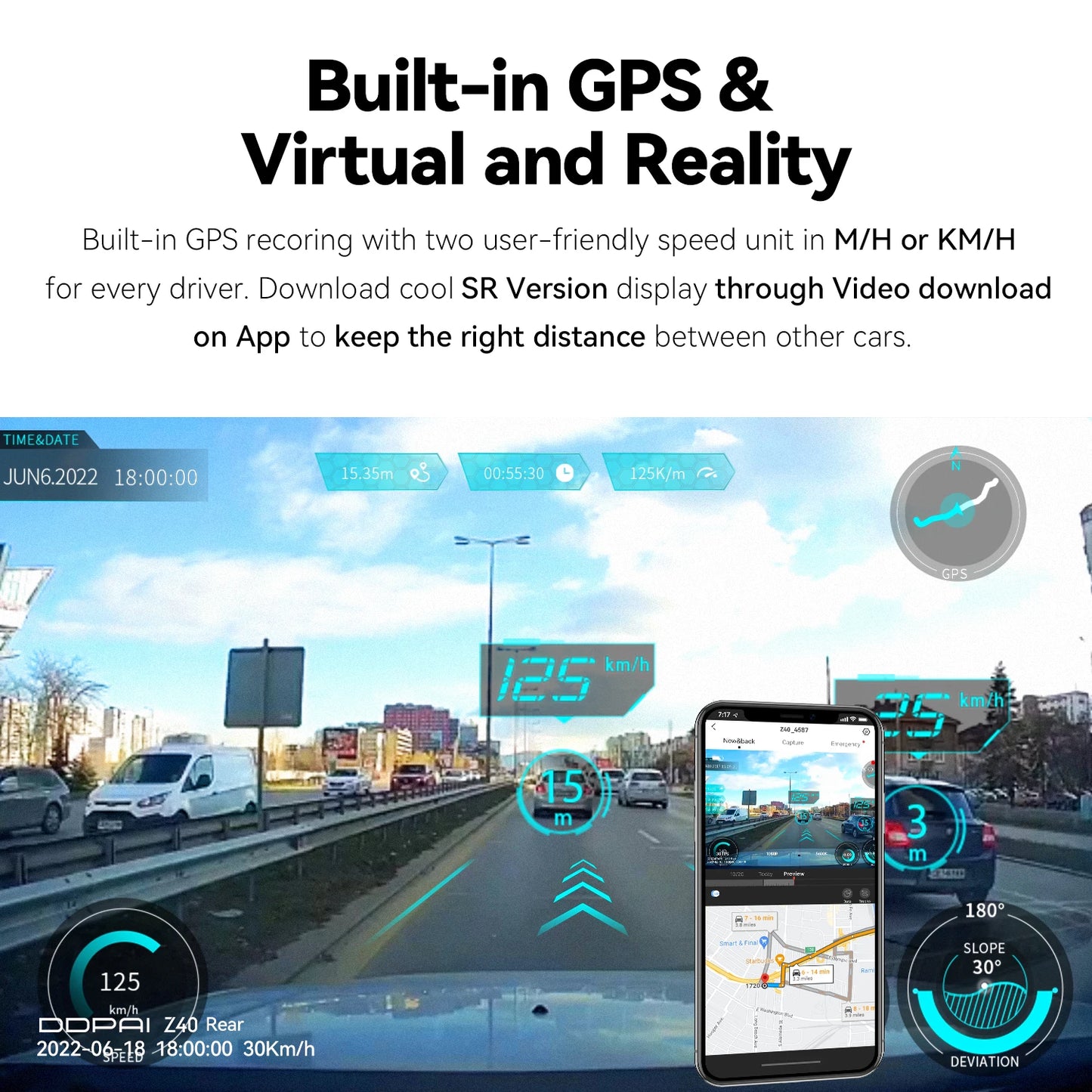 DDPAI Z40 Dash Cam Car Camera Recorder Wifi DVR