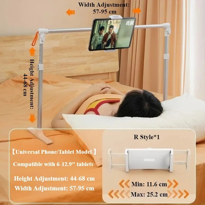 Eary Foldable Tablet Phone Holder Stand for Bed Overhead Mount