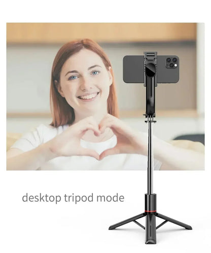 Wireless Selfie Stick for Smartphone 44 Inch Tripod