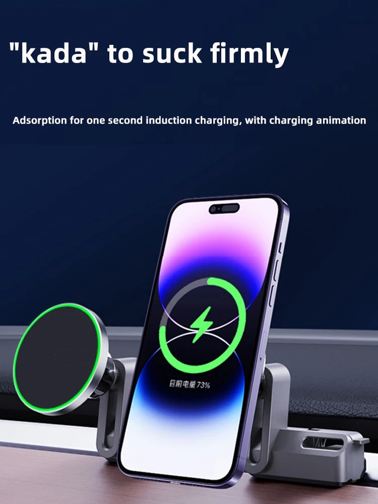 TEEQ Car Phone Holder Lossless Mount Magnetic Wireless Charger