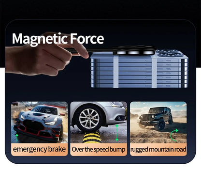 Magnetic Car Phone Holder Foldable Car Cell Phone Support Mount