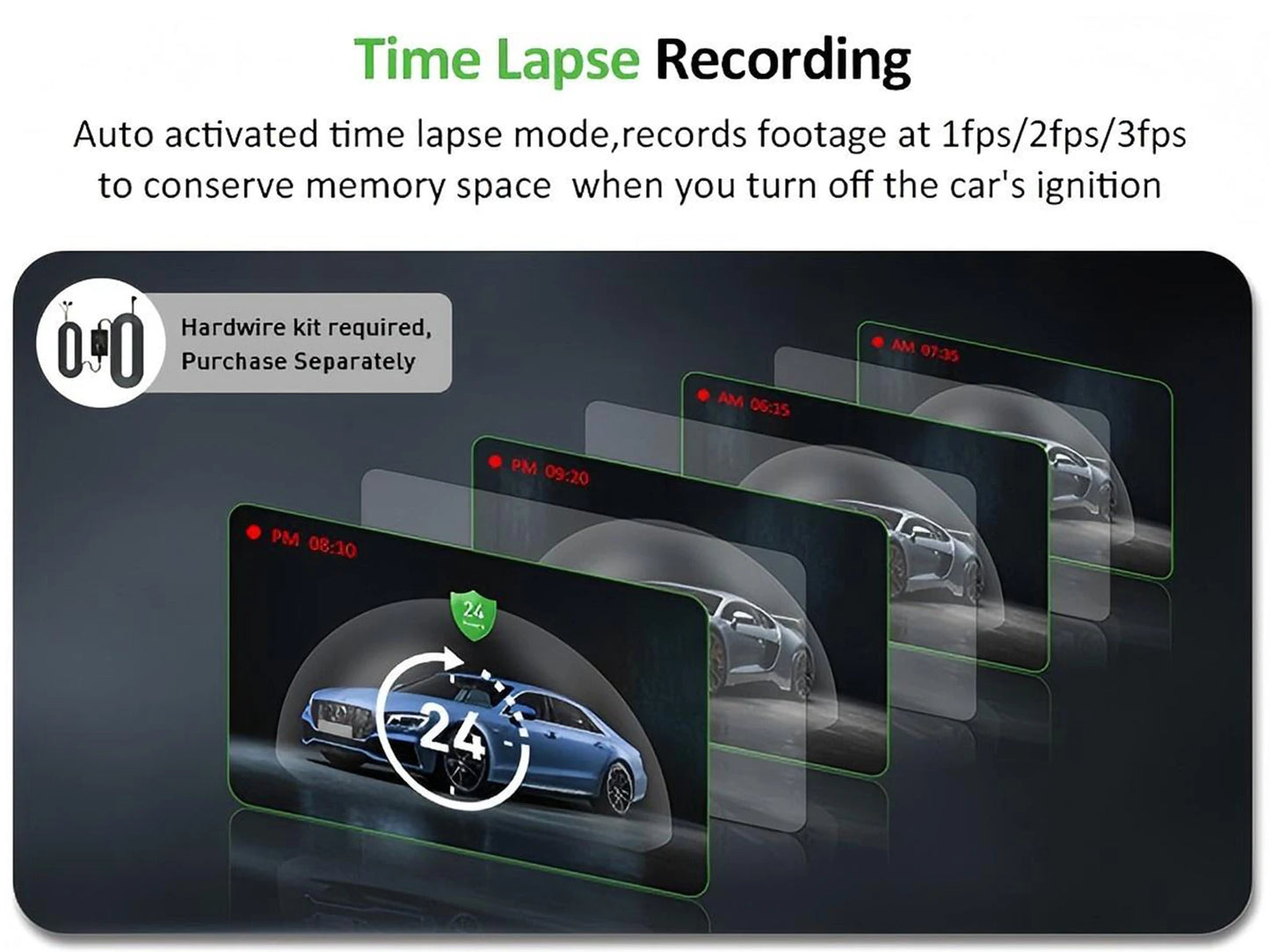 4K Dash Cam for Cars Car Camera Dash Cam WIFI Camera