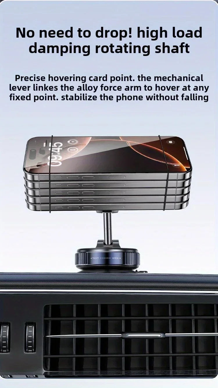 Adjustable Vacuum Magnetic Mount Car Phone Holder Upgrade