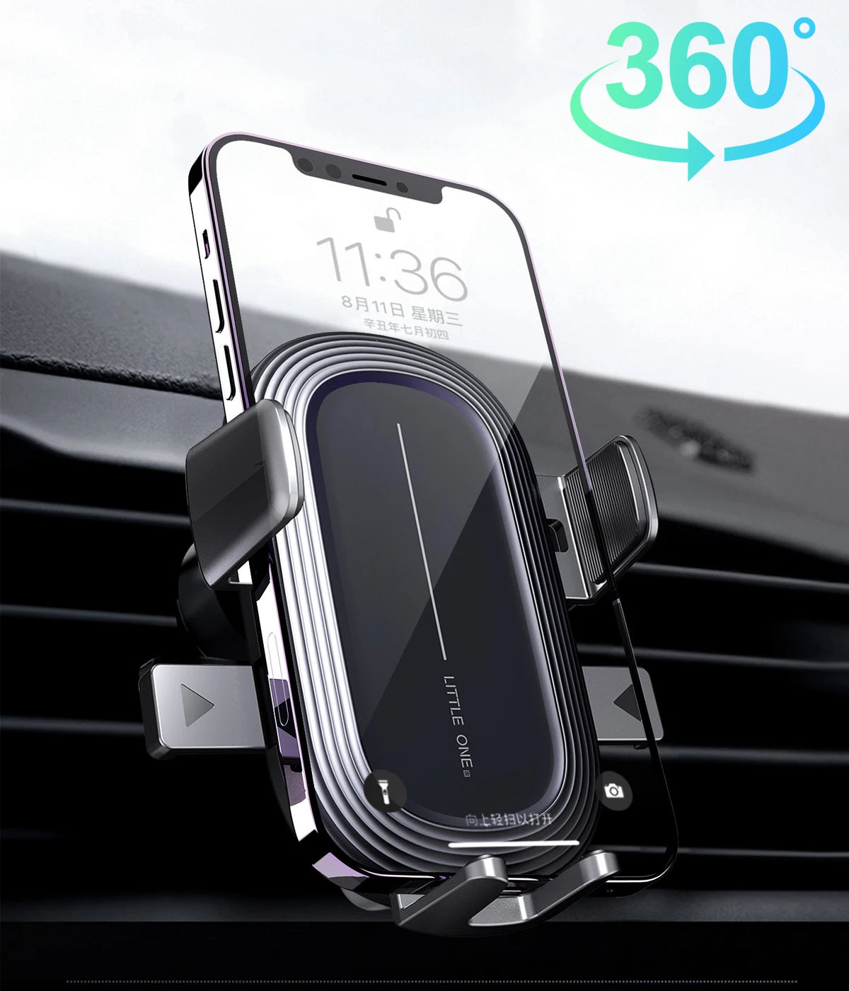 Wireless Charging Magnetic Phone Holder Car Magsafe