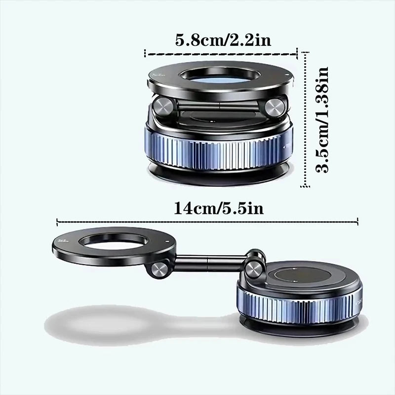 2026 New Vacuum Magnetic Phone Holder for Car