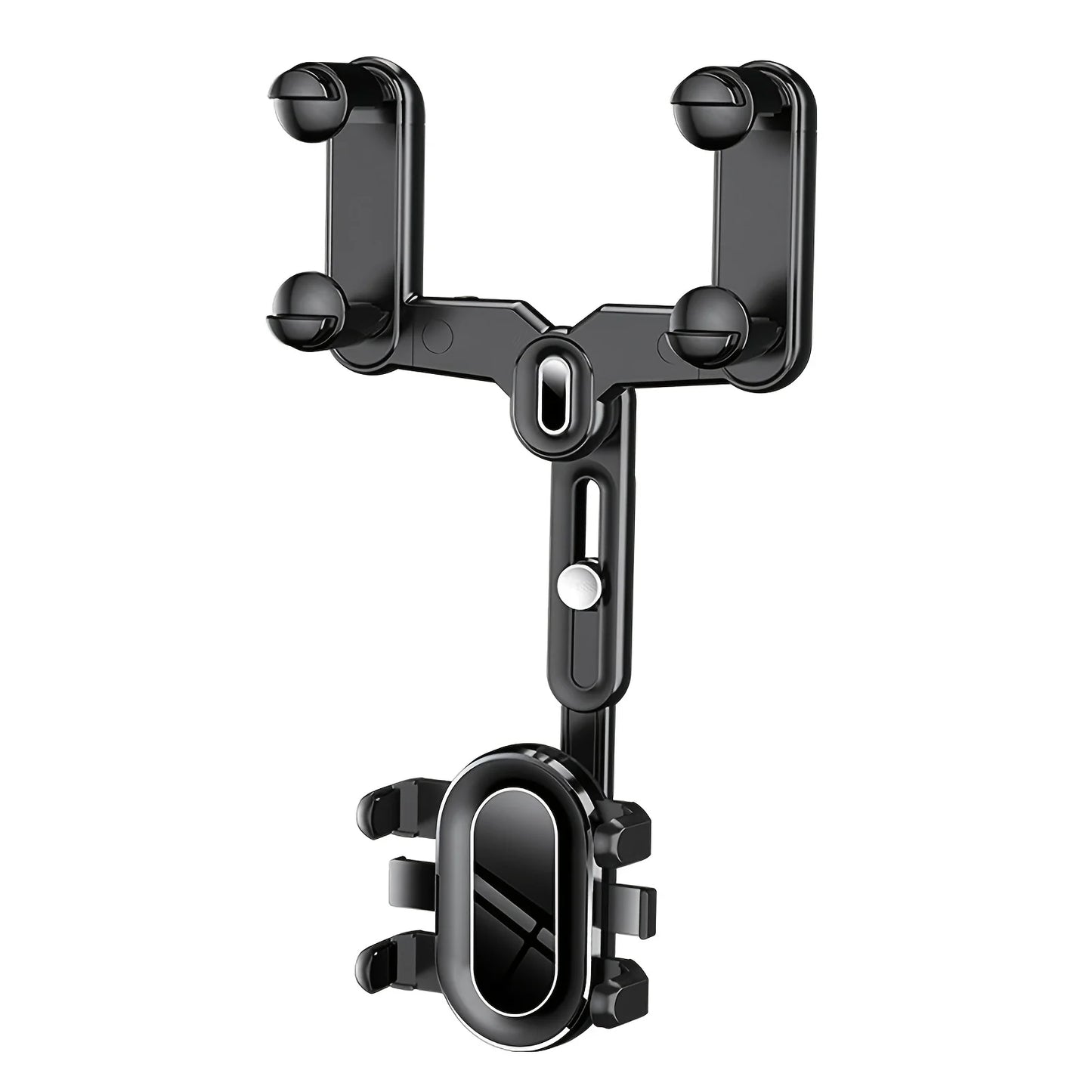 360° Car Rearview Mirror Mobile Phone Holder For Car Rotation