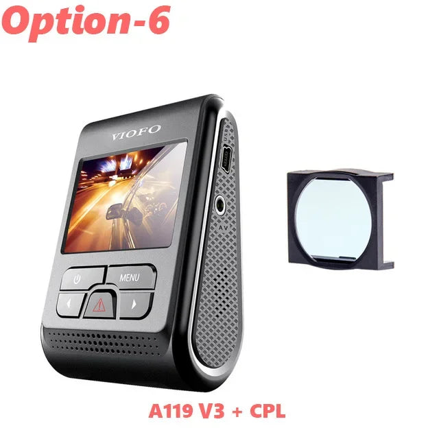 VIOFO A119 V3 2K Car Parking Mode G-Sensor Rota Lens