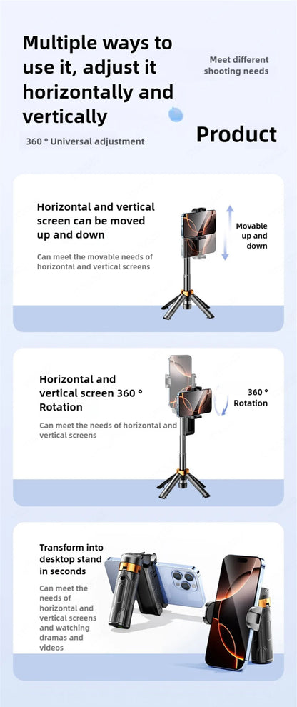 Super Mini Selfie Stick Portable Phone Holder Shooting