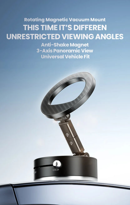 Vacuum Strong Magnetic Suction Foldable Phone Holder