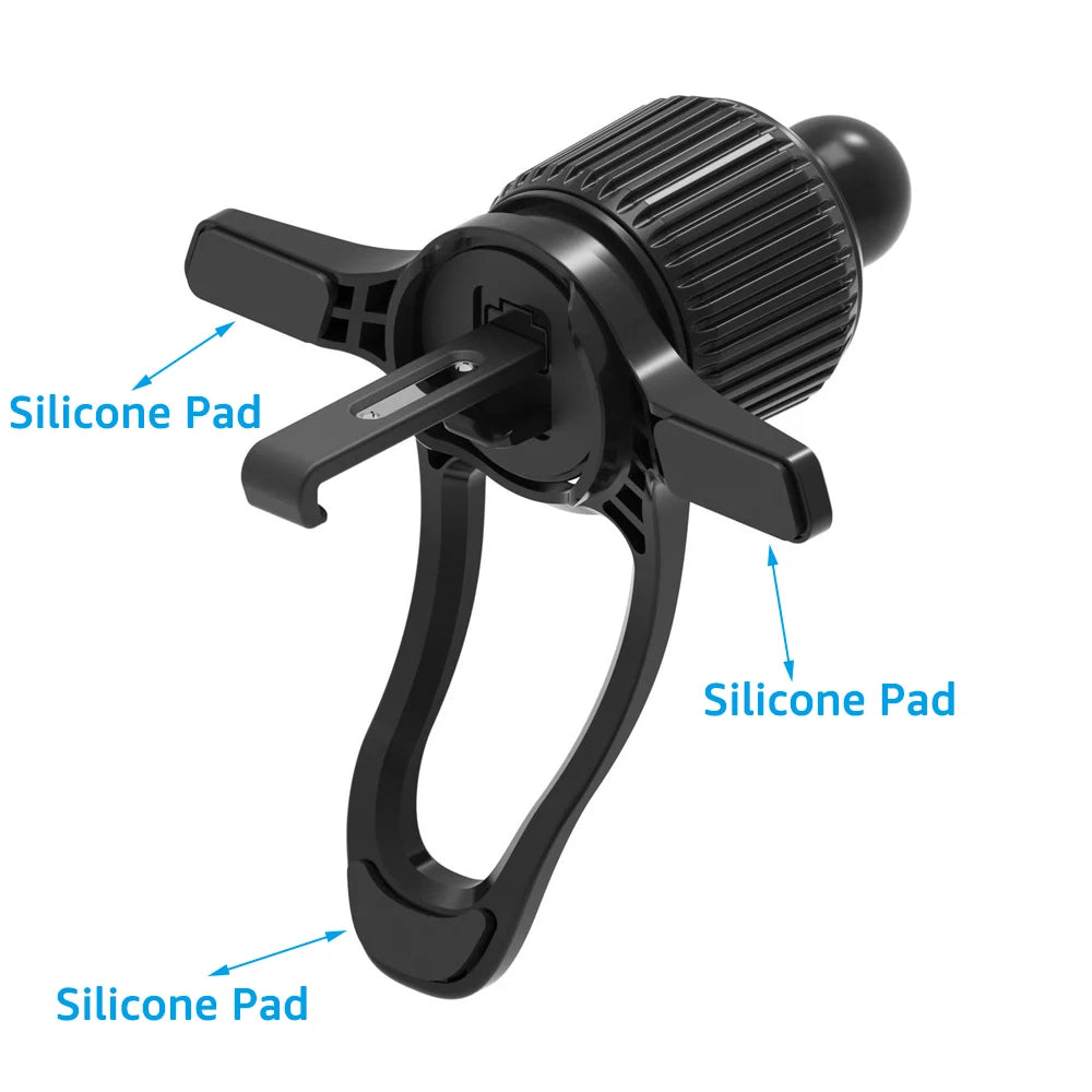 17mm Ball Head Car Air Vent Clip Cellphone Mount Stand Base