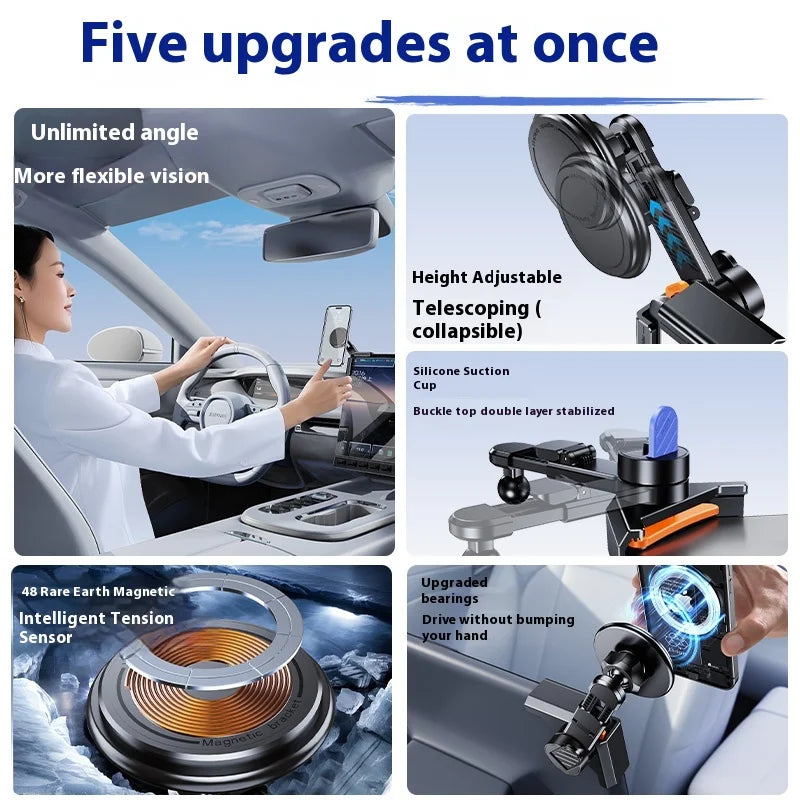 Eary Car Phone Mount 360°Adjustable