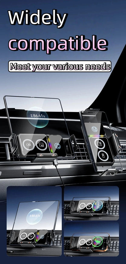 Universal Car Phone Wireless Charging Holder 360° Rotation Mount