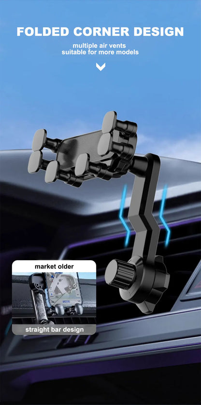 SEAMETAL Car Phone Holder Gravity Auto Cellphone Stand Mount