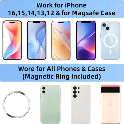 Upgraded 360°Vacuum Magnetic Phone Holder Hands-Free