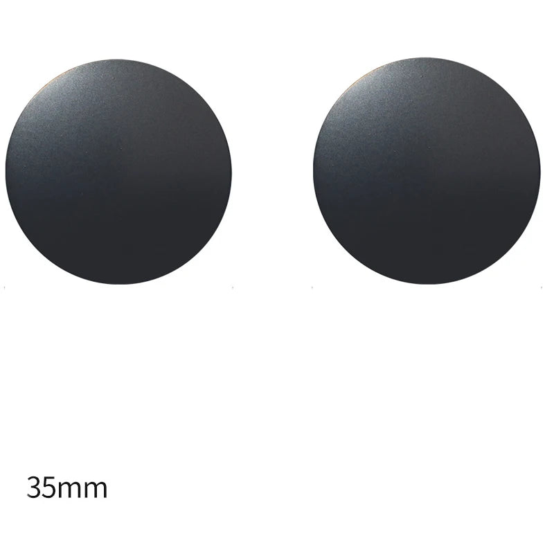 Matte black magnetic sheet adhesive metal plate for car