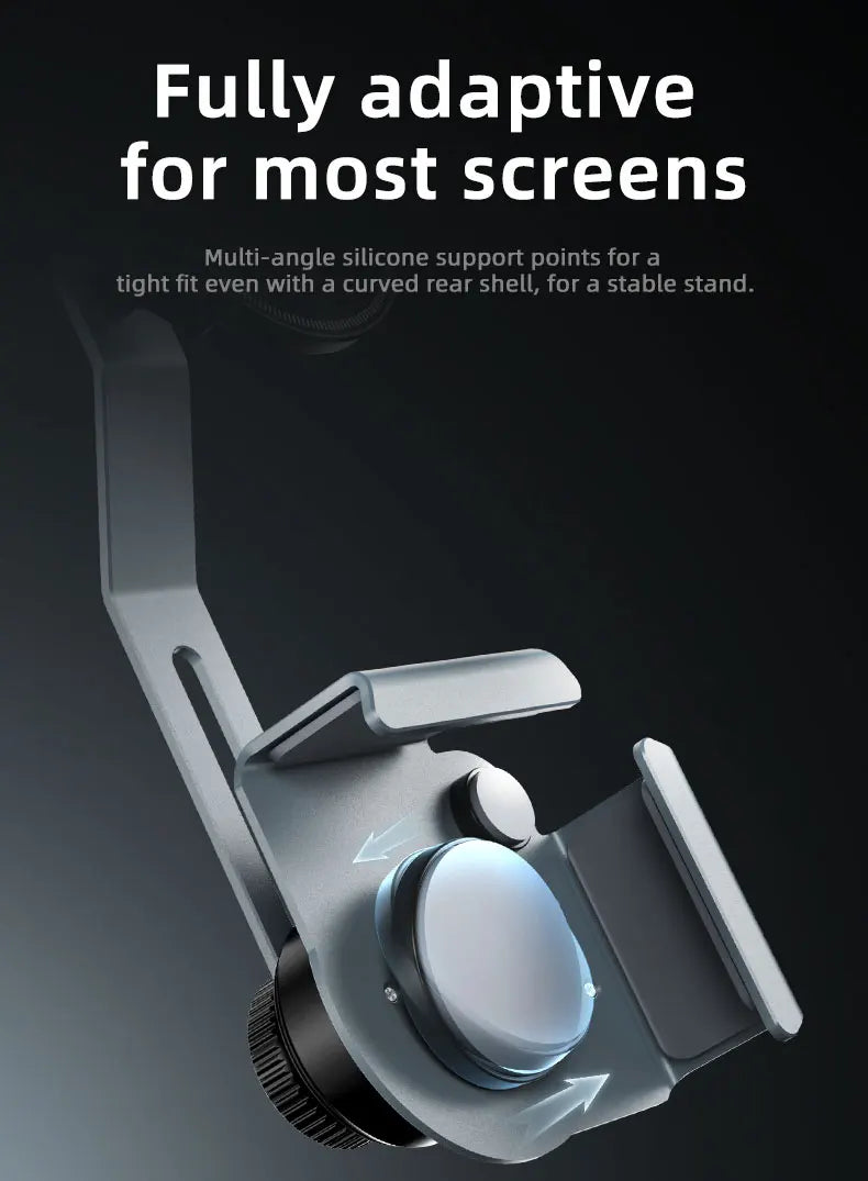 Car Phone Holder Screen Side Mount Adjustable Magnetic Support