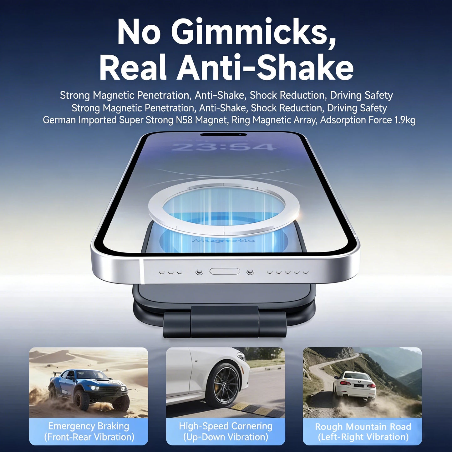 Magnetic Phone Holder For Car MagSafe Car Mount