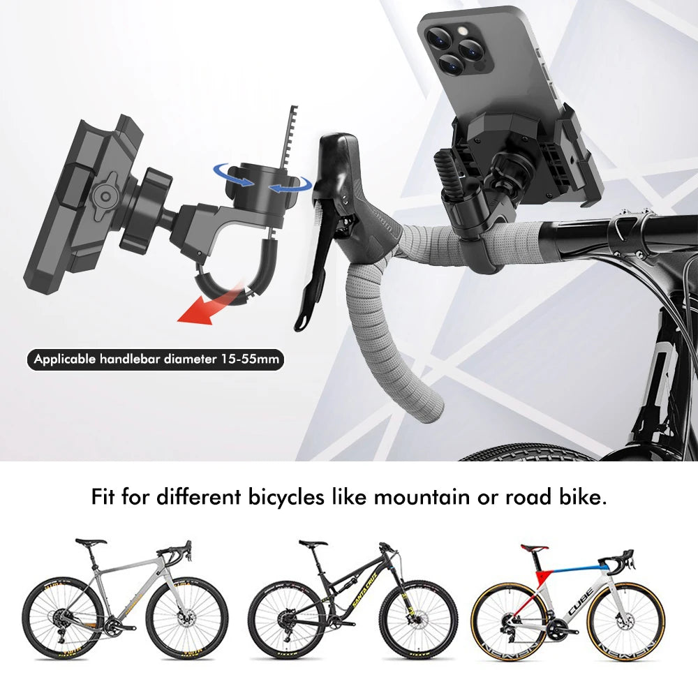 New Universal Cell Phone Clamp for Stroller Phone Holder Mount