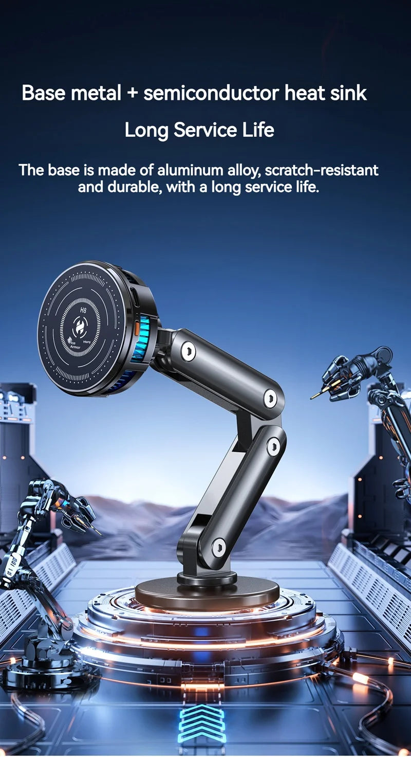 Universal Metal Car Magnetic Semiconductor Cooling Phone Holder