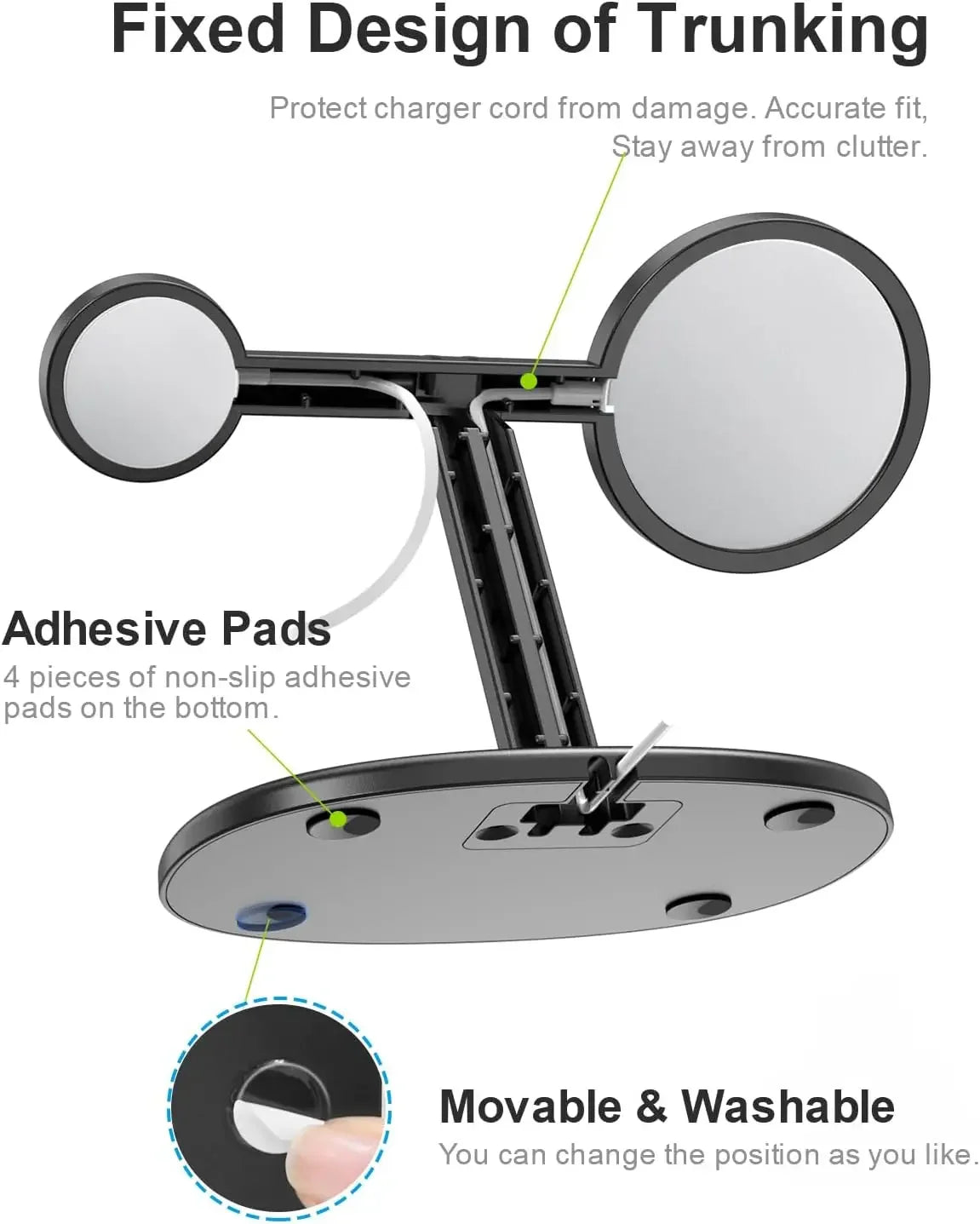 2-in-1 MagSafe Charging Cradle Dock