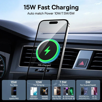 Baseus Magnetic Wireless Charger Car Phone Holder