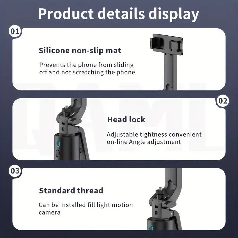 QAML 2025 NEW Q13 Aluminum Alloy Selfie Stick Tripod
