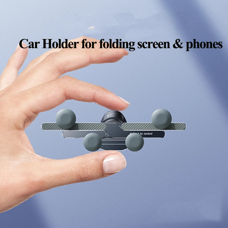 Eary Carbon Alloy Car Phone Holder Mount Super Stable Air Vent