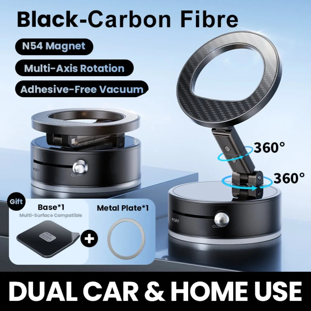 High Quality Vacuum Suction Magnetic Phone Holder Folding