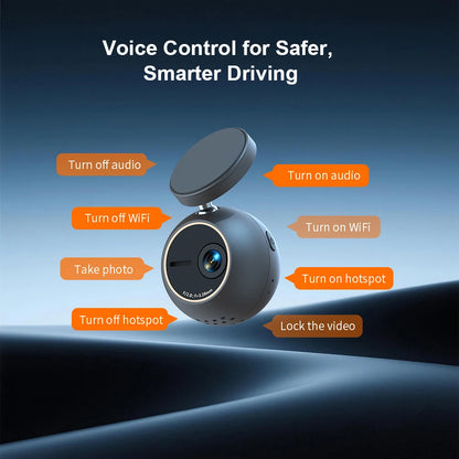 Dash Cam KAWA Tiny Video Recorder 2K Car DVR MINI ORB