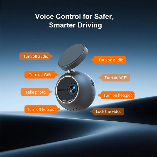 Dash Cam KAWA Tiny Video Recorder 2K Car DVR MINI ORB