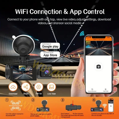 WIFI Dash Cam For Car Camera 1080P Video Recorder