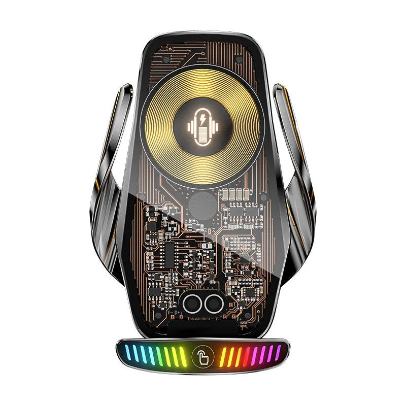 66W Magnetic Car Phone Holder 15W Wireless Fast Charger Car Stand