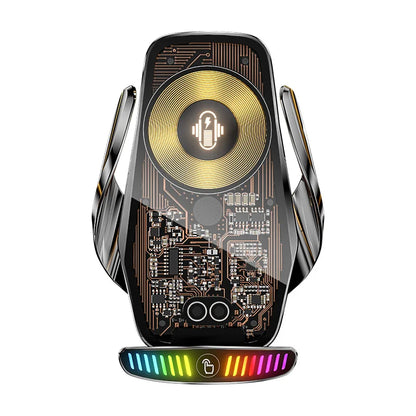 66W Magnetic Car Phone Holder 15W Wireless Fast Charger Car Stand