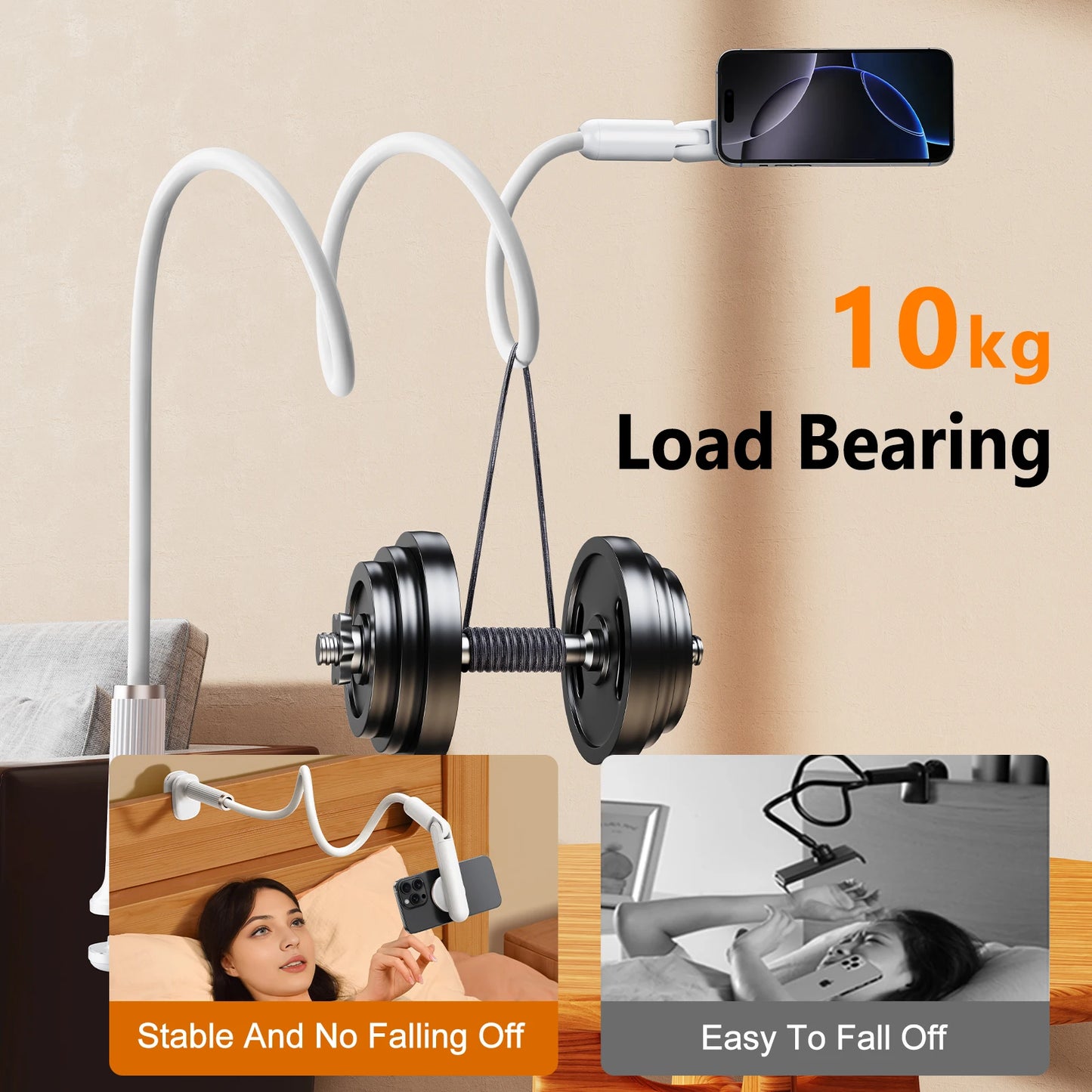 Universal Gooseneck Phone Stand Holder Magnetic