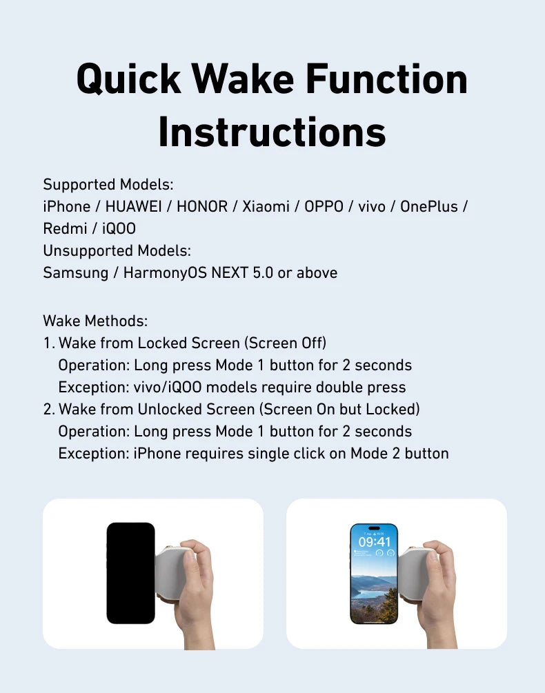 Phone Camera Shoot Hand Grip Magnetic Phone Holder