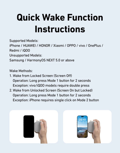 Phone Camera Shoot Hand Grip Magnetic Phone Holder