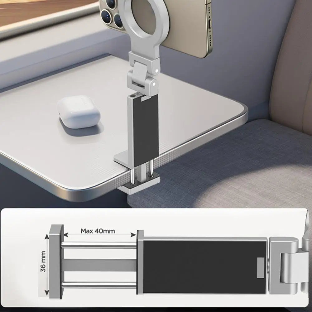 Adjustable Magnetic Phone Holder Travel Essentials Flexible Rotation
