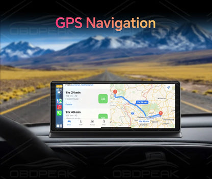 K2 Pro 11.3" Car DVR 4K Camera Wireless Carplay Dash Cam