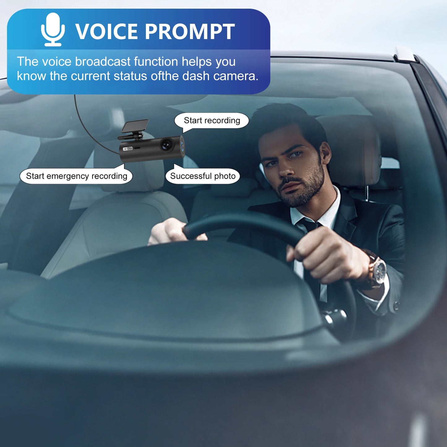 Car Dvr Dashcam 4K Dash Cam For Cars Drive Video Recorder