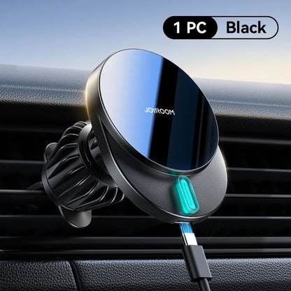 15W Magnetic Phone Holder Mount Charger Fast Wireless Car Charger
