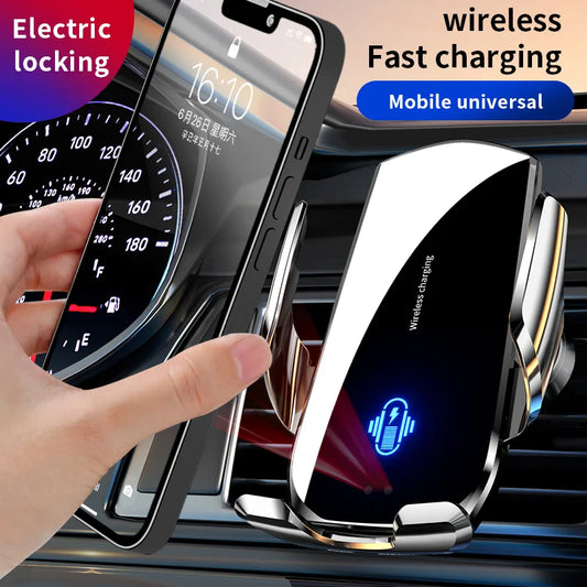 Wireless Car Phone Holder 15W Fast Charging Wireless Charger
