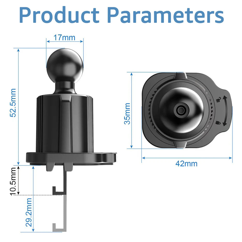 Car Phone Holder Accessories Ball Head Car Air Vent Clip