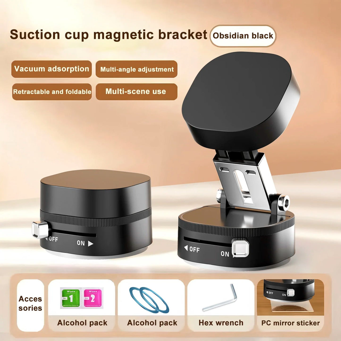Suction Cup Magnetic Phone Holder Lazy Multi-functional Holder