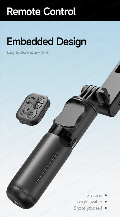 AXNEN AI Desktop Gimbal Tripod Extendable Selfie Stick