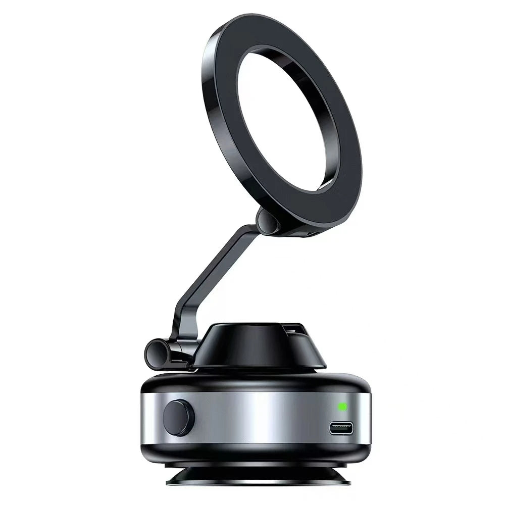 Magnetic Vacuum Adsorption Phone Car Holder Foldable