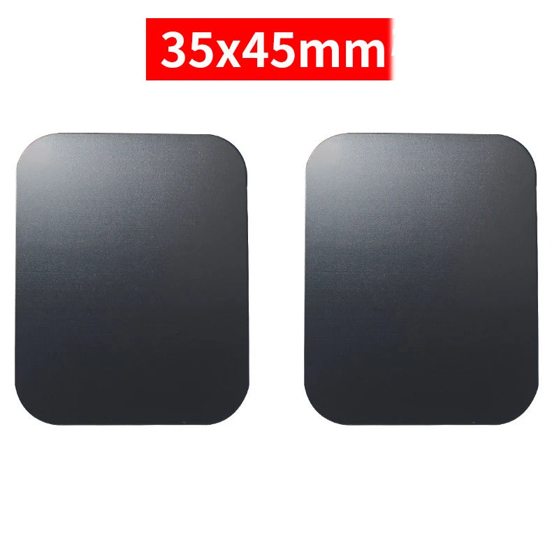 Matte black magnetic sheet adhesive metal plate for car